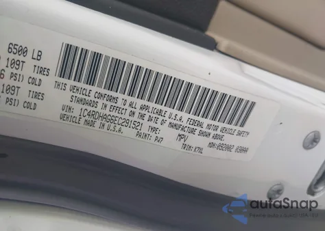 2014 Dodge Durango Sxt z USA, uszkodzony, nr VIN 1C4RDHAG6EC291521